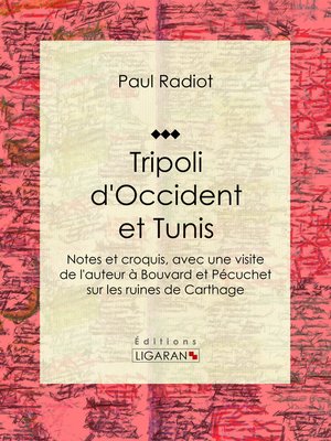 cover image of Tripoli d'Occident et Tunis